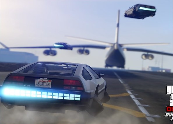 Screenshot of Grand Theft Auto V running in the browser
