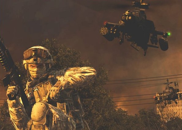 Screenshot of Call of Duty: Modern Warfare 2 running in the browser