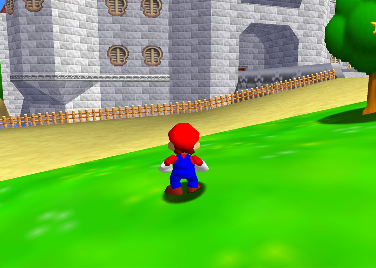 Super Mario 64 Multiplayer recompiled: screenshot of the browser version in play